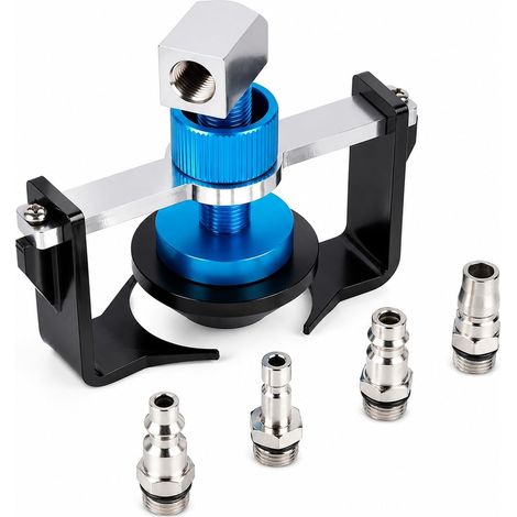 Adaptateur de réservoir de liquide de frein - Adaptateur de purge de frein de 22-58 mm avec 4 raccords rapides (UE/US/métrique/japonais) pour etc (1/5)