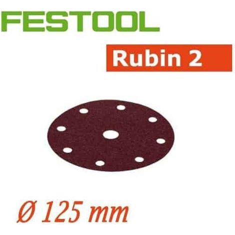 Festool Abrasifs STF D125/8 P80 RU2/10 Rubin 2 - 499103 - Festool Abrasifs STF D125/8 P80 RU2/10 Rubin 2 - 499103 (1/5)
