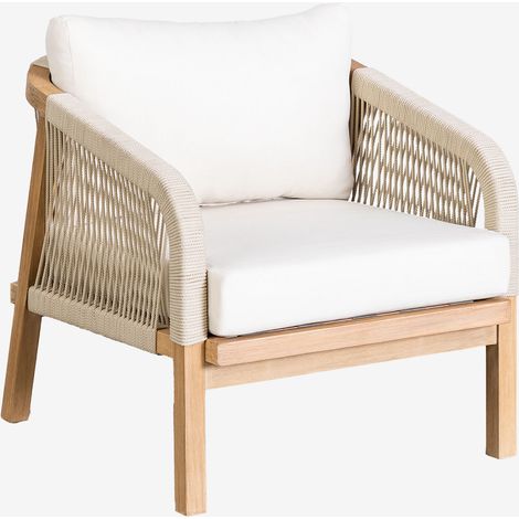 Pack de 2 sillones en madera de acacia Dubai SKLUM             