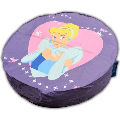 Pouf géant mauve Princesse Disney ø 110 cm (1/3)