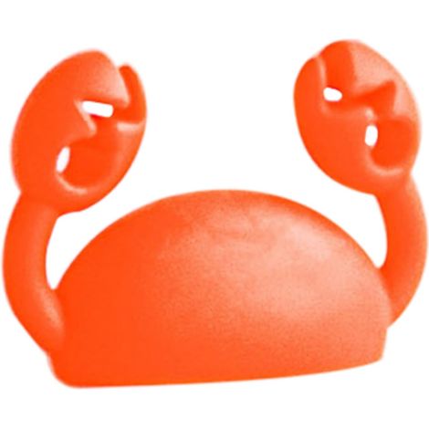 Niedlicher, selbstklebender Kabelhalter mit Krabbenmuster, dekorativer Kabelorganizer für den Schreibtisch, rot (1/5)
