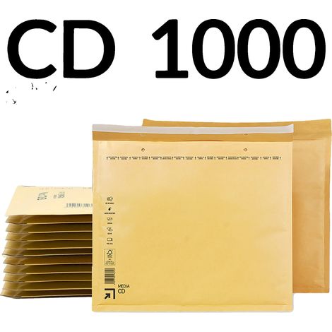 Sobres de burbujas, protección duradera, material ecológico, 1000 unidades - CD (200 x 175 mm) (1/2)