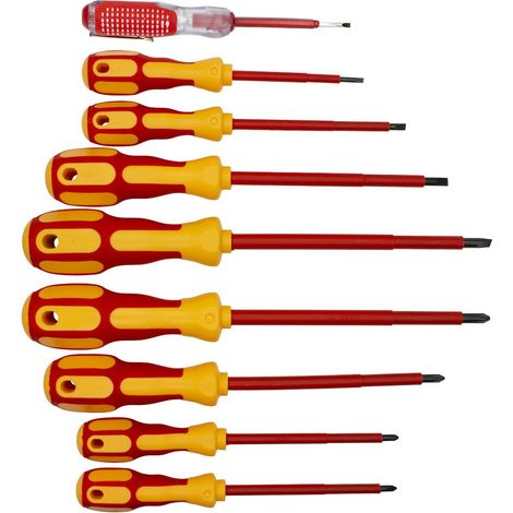 Juego 9 Destornilladores con proteccion 1000V (1/5)