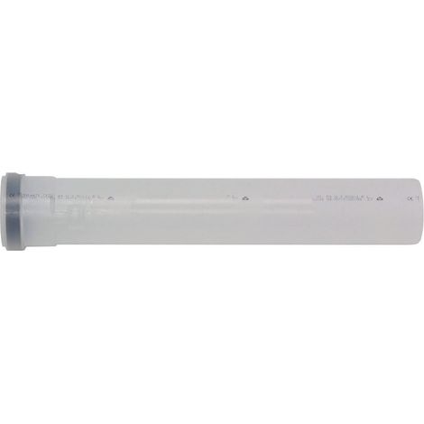Vaillant Extensión de condensación de 0,5 m para conducto de humos rígido DN 80, PP, 303252