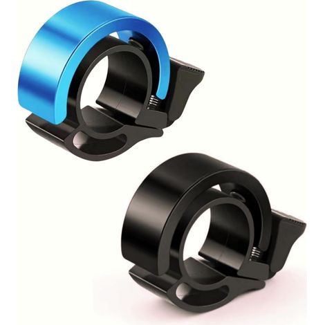 Set di 2 campanelli potenti per bicicletta - Campanello piccolo per mountain bike - Campanello per bici da corsa - Per bambini e adulti - Mountain bike elettrica - Bicicletta per bambini (1/5)