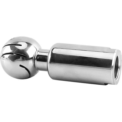 boule de nettoyage de réservoir sanitaire rotative en acier inoxydable, filetage femelle G 1/2 (1/5)