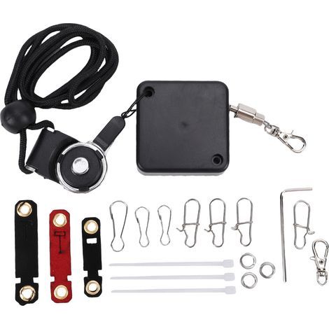 Anti-bite bird leash, adjustable retractable flying rope with 3 sizes of soft foot rings for outdoor flight training (1/5)