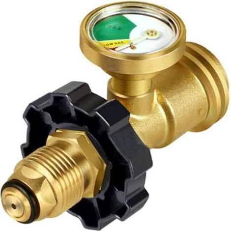 Gauge de gaz Pol Propane, grand manteau de pression à bas gaz, indicateur de niveau Propane, pour Cypnder de bouteille de GPL (1/5)