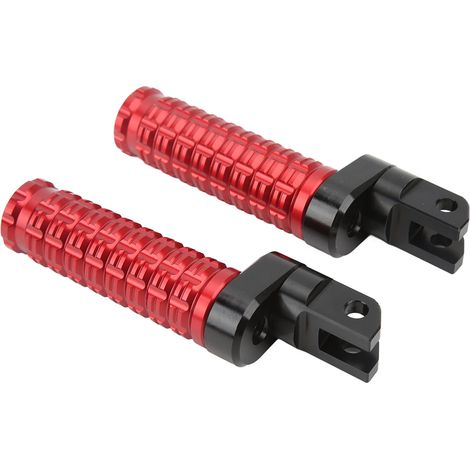 Paire de repose-pieds moto en alliage d'aluminium CNC T6063 anodisé, de rechange pour Benelli Tornado 252R 2021-2022, rouge. (1/5)