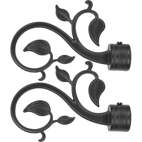 Filiyano-2 embouts de tringle à rideaux, bouchons de tringle à rideaux, embouts de tringle à rideaux, boutons de tringle à rideaux pour fenêtre[co] (1/4)