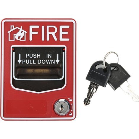 Bouton D'Alarme Manuel DC24V Point D'Appel Manuel Conventionnel pour le Bureau à Domicile