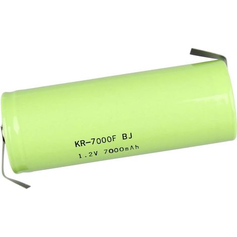 Furukawa Battery 3/2 D ZLF Batteria ricaricabile speciale F linguette a saldare a Z NiCd 1.2 V 7000 mAh 1 pz.