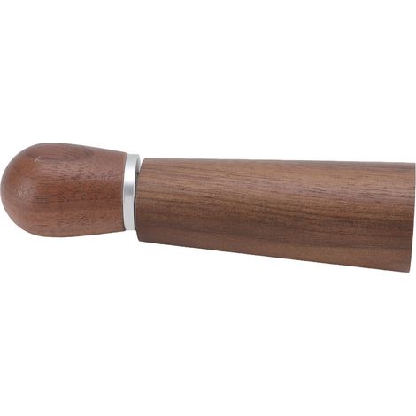 Kaffeespenderhalter, Sockel aus Walnussholz, gleichmäßiges Dosierwerkzeug mit gebogenem Haken, Halter für Espresso-Dosiernadel (1/5)