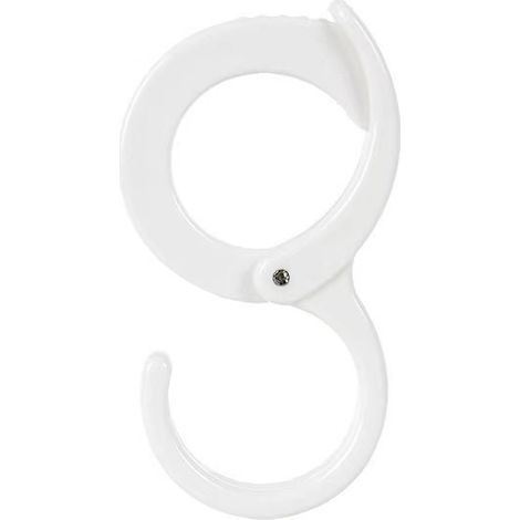 6pcs/Set Portable Tabletop Desk Hook for Handbag Purse School Bag Hook Hanger Desk Office Table Organizer Bag Holder S-Shaped (1/5)