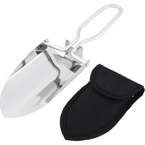 Pelle pliante - Acier inoxydable - Pour camping randonnée survie jardinage - 1 pièce (1/5)