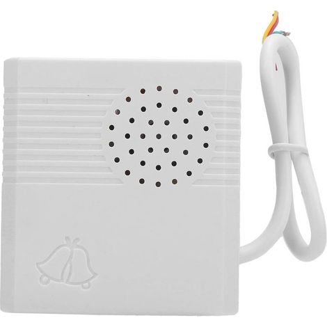 Sonnette Filaire DC 2V, Sonnette Filaire Externe Ignifuge et Robuste avec Coque ABS de Haute qualit (1/5)