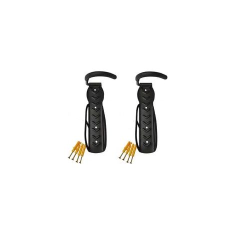Lot de 2 Crochets Muraux Heavy Duty pour Vélo Support de Suspension pour Rangement Intérieur de Vélo, Garage ou Sous Sol