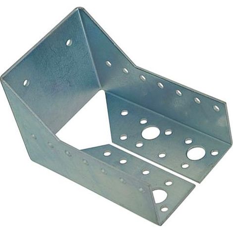 SUPPORTO PER TRAVI CHIUSO 80X120MM ZINCATO BIANCO