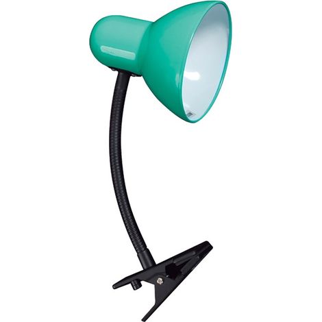FABRILAMP AKUNADECOR Flexo De Morsetto da tavolo Modello Clip Verde Interlusa