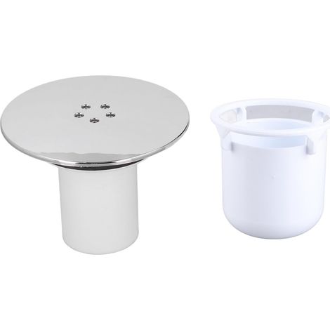 Shower Drain Cover Easy Clean Chromate Plastic Shower Waste