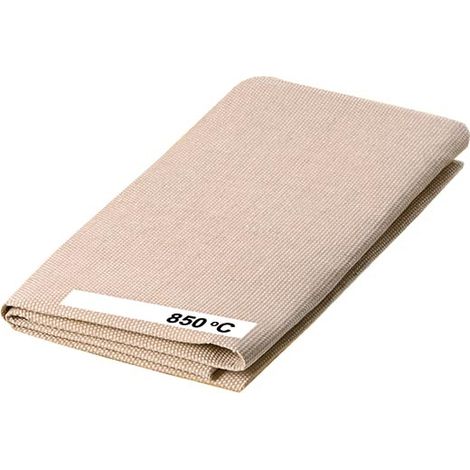 Manta de soldadura elmag 57262 tela de vidrio 100x200 cm