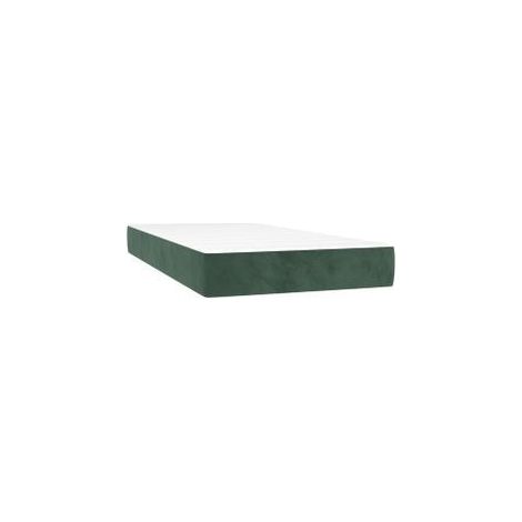 Matelas de lit à ressorts ensachés 100x210x20 velours (1/5)