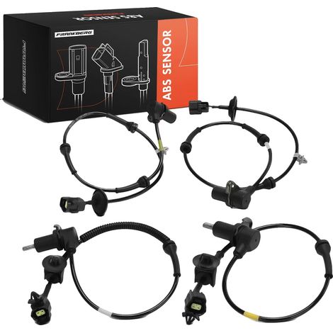 Sensor ABS, 60 mm de longitud, 675 mm de longitud de cable, instalación delantera y trasera, tipo sensor inductivo, 2 contactos de conector. (1/5)