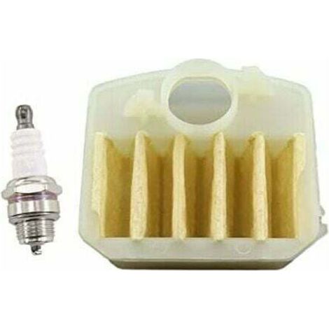 YMYNY Filtre à air avec bougie dallumage pour tronçonneuse Husqvarna 340 345 346 350 351 353 Remplace 537024003