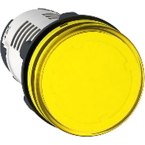 Piloto LED AMARILLO 24V AC/DC IP65 - luz amarilla, protección IP65, 24V.