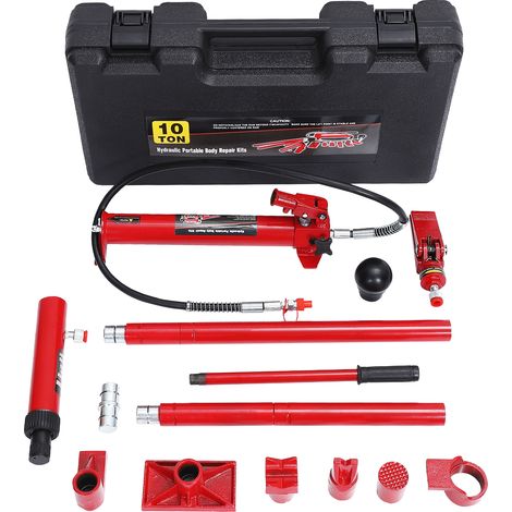 Kit hydraulique Porta Power 10 tonnes – Vérin puissant, pompe (1/5)