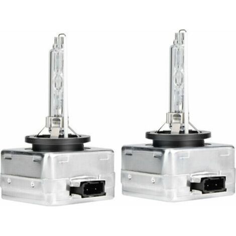 Ampoules xénon D1S 6000 K pour phare avant – Lot de 2, puissance 35 W, lumière blanche intense