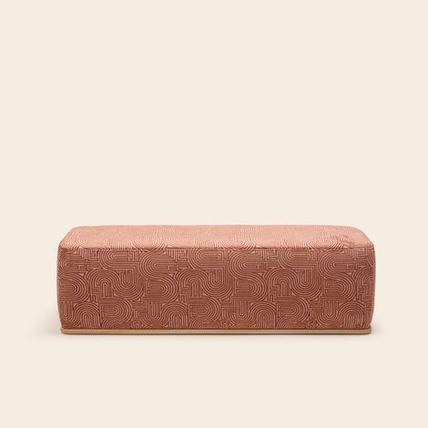 Banc en Bois et jacquard Klark ARNEL