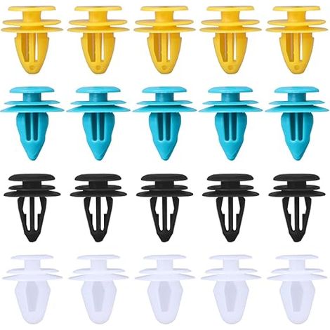 Clips de Fixation Voiture, Plastique, Quatre Tailles Allant de 8mm à 10mm, Auto Voitures Panneaux de Portes, Véhicules (1/5)