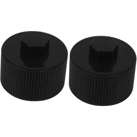 Pair 2pièces Lot de Bouchons De Vidange pour Filtre à Sable De Spa Couvercle De Remplacement pour Filtre De Piscine avec Joint Antifuite (1/5)