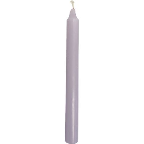 Bougie teintée dans la masse lilas