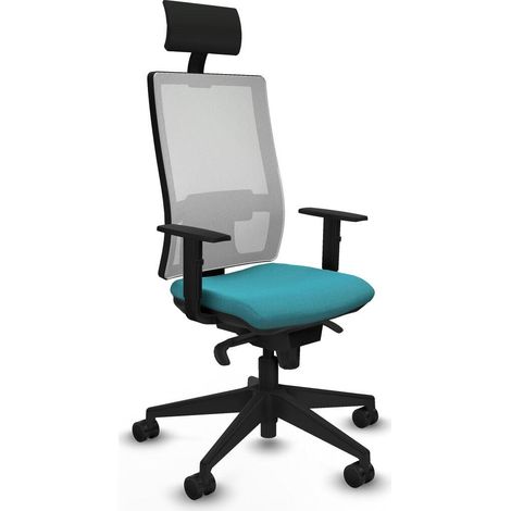Piqueras y Crespo Horna chaise bureau noir confortable (1/3)