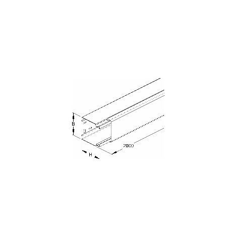 Niedax LFK-Kanal Unterteil + Deckel LLK 80.080 2 Stk (1/2)