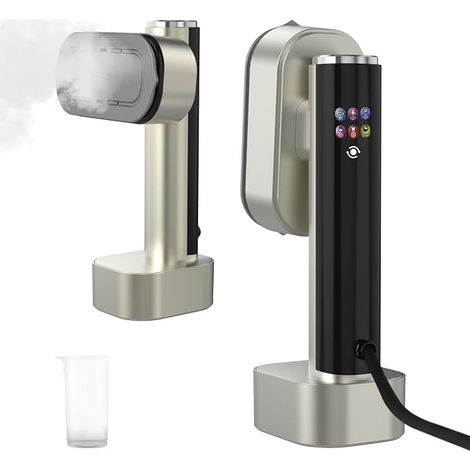 Garment Steamer with LCD Display, Quick Heating 15s, 1300W, 4 Steam Modes, Portable Clothes Steamer (1/5)