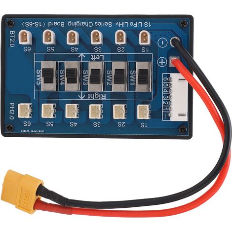 Losnummer 1S: Balanced Charger für Lithium-Batterien, serieller Anschlussadapter für balanciertes Laden, Leiterplatte, Zubehör (1/5)