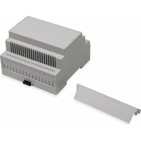 AXXATRONIC Hutschienengehäuse, CamdenBoss CNMB-5-KIT, 5TE, Lüftungsschlitze