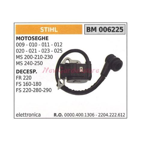 STIHL Motorsensen-Zündspule für Freischneider-Motor 009 010 FR 220 Kettensäge 006225