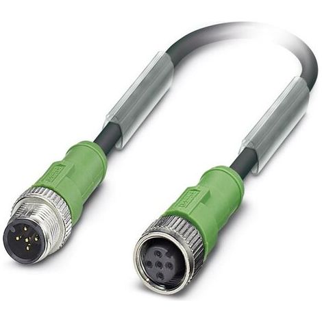 Câble pour capteurs/actionneurs Phoenix Contact SAC-5P-M12MS/5,0-PUR/M12FS 1533615 Contenu: 1 pc(s) (1/2)