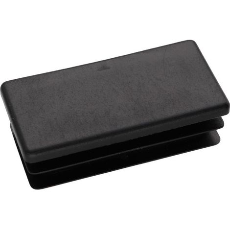 Vis Express – Bouchon rectangle pour tube 80x40 – Épaisseur tôle 1 à 3mm – Polyéthylène noir pour tubes métalliques – Résistance aux chocs et UV (1/5)