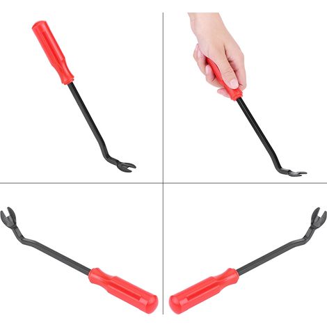 Déclipsage garniture porte voiture, outil démontage vitre, extracteur fixations, levier intérieur, 225mm (1/5)