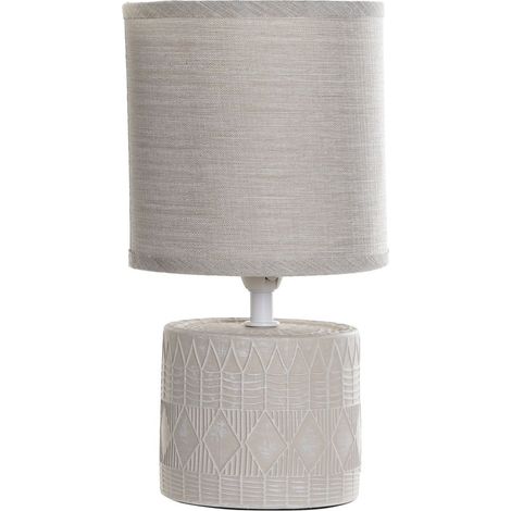Lampe en Grès Ivoire 26.5 cm (1/3)
