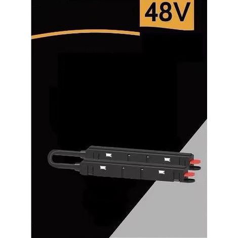 TRADE SHOP - Connettore Giunzione Angolare Installabile Guida Binario Magnetico Nero 48v Mk-j - (1/5)