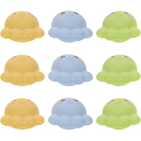 9 bouchons trop-plein - Ø25 cm - pour lavabo et remplacement (1/5)