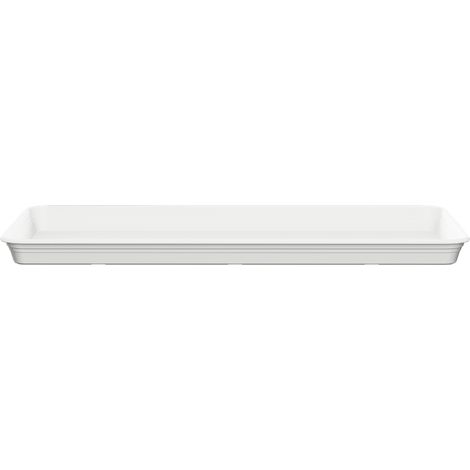 Florus Soucoupe Universelle Rectangulaire L70 - Blanc - L 70 x B 29.4 x H 0 cm - extérieur - 100% recyclé