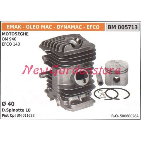 Cilindro pistone segmenti EMAK motore motosega OM 940 EFCO 140 005713