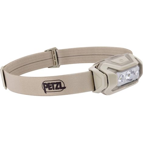 Petzl ARIA® 2 RGB Desert LED Stirnlampe batteriebetrieben, Li-Ionen Akkus oder batteriebetrieben 450